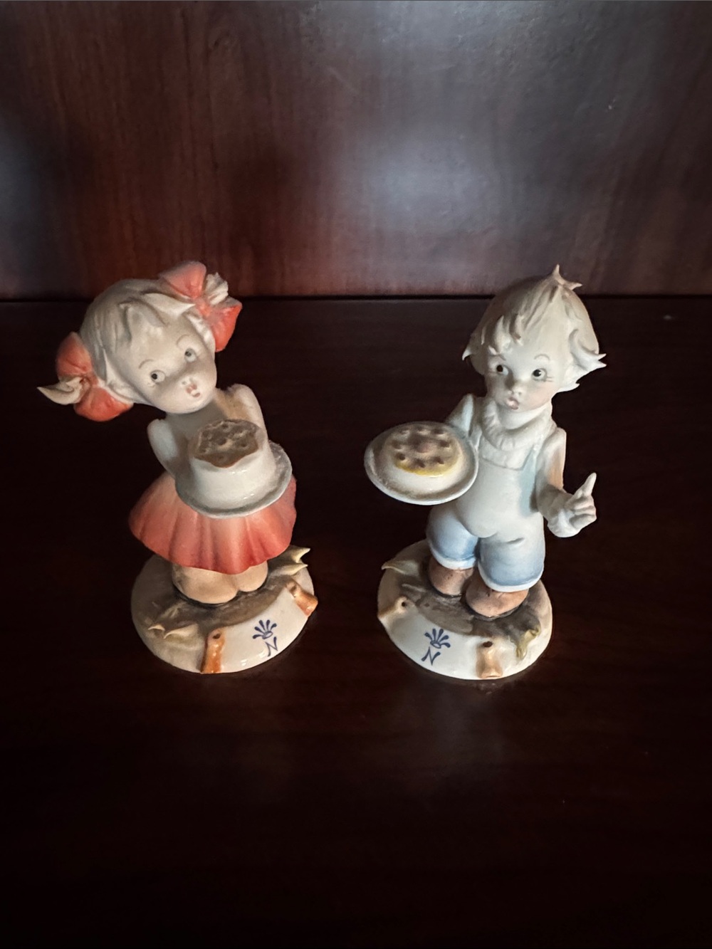 Capodimonte First Birthday Vintage Boy & Girl Made In Italy